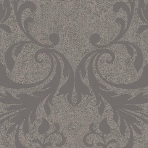 リリカラ 壁紙m エレガンス ダマスク シルバー Elegance Lw 27 Diy 工具 ガーデン Amazon