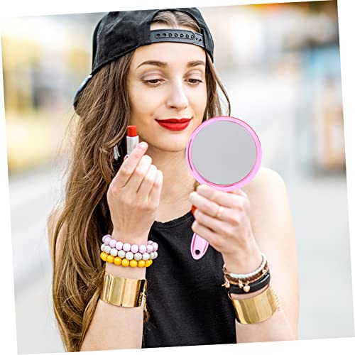 Espejo de Maquillaje Portátil Doble Faz con Lupa 2 Piezas miniatura 2