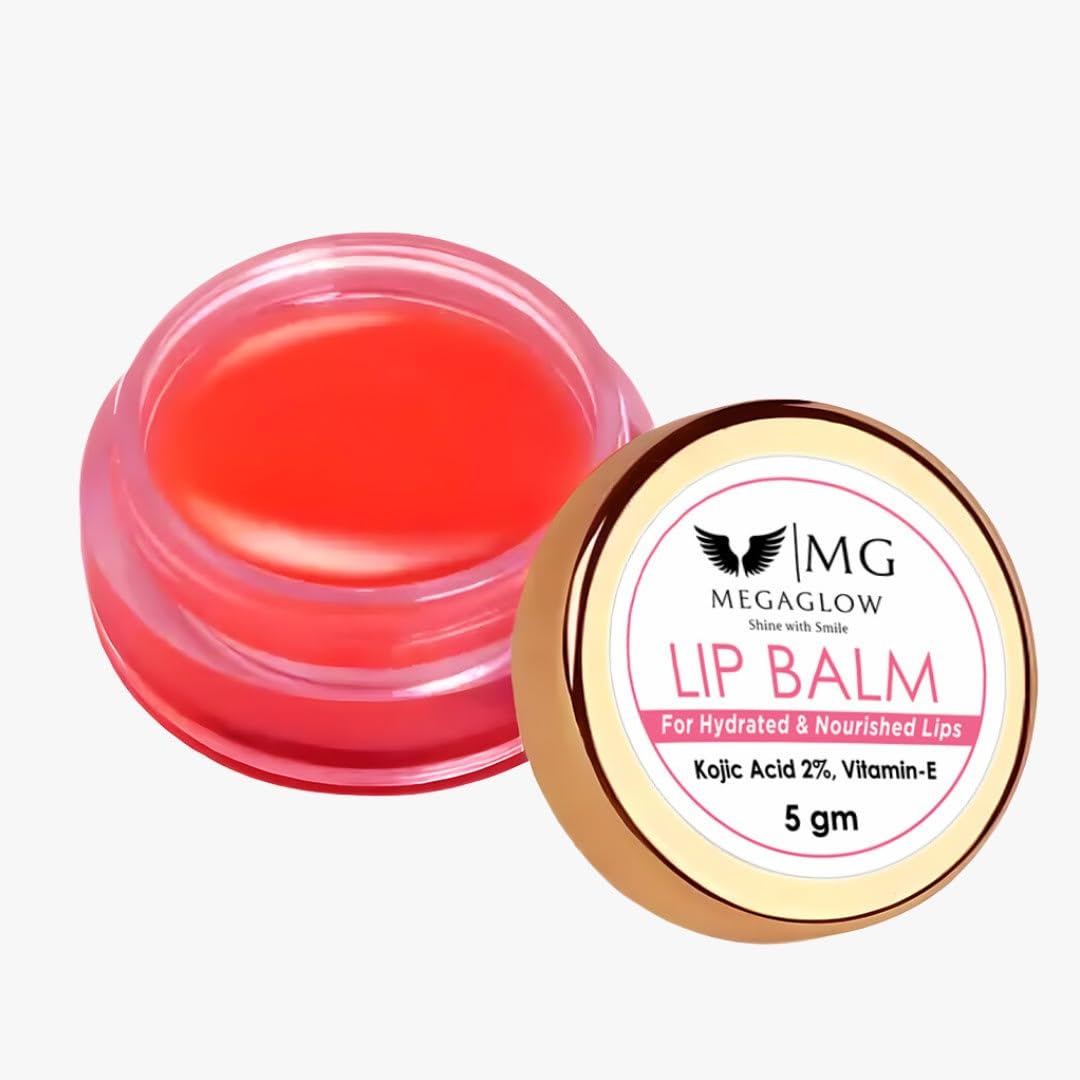 Buy MG MEGAGLOW Strawberry lip Balm (5g) -Tinted Lip Balm with