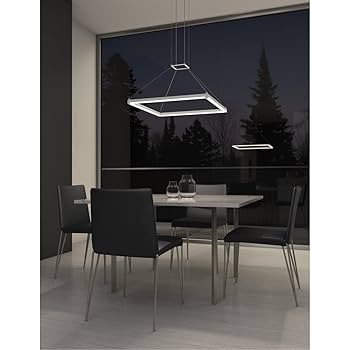Sonneman Stix Square 24 Inch Dimmable Indoor LED Pendant