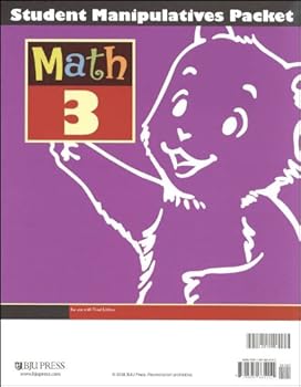 Paperback Math 3 Student Manipulative Packet 3rd Edition Book