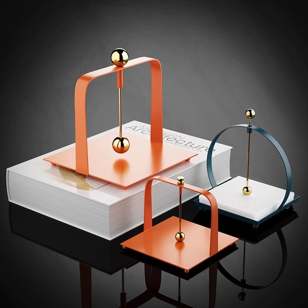 Servilleteros de Mesa, de Metal, for Cocina, Planos, de Acero Inoxidable, Decorativos for el hogar y el Hotel.(Rose Gold)