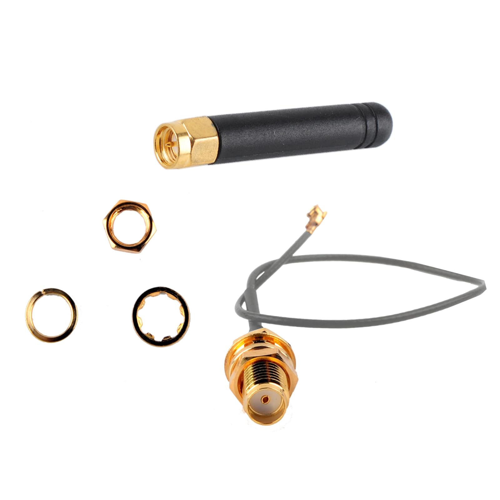 Eifagur 915 MHz LoRa-Antenne Mit SMA-Stecker - 2er Set Inkl. IPEX-Verlängerungskabel