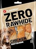 Zero Rawhide GEKNOTETER Knochen MIT Huhn 10CM 3ST 120G