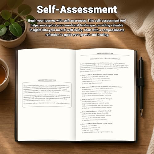 Image of Guided Anxiety Journal for Women & Men - Cognitive Behavioral Therapy (CBT) Journal with Repetitive Mindfulness Prompts, Anti-Anxiety Techniques, Overthinking & Brain Dump Journals for Mental Health & Wellness