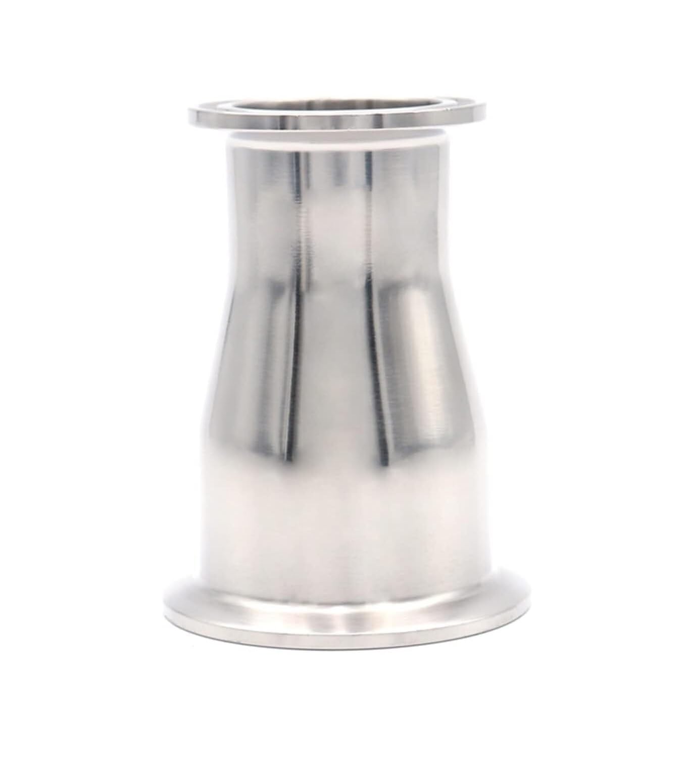 Zbvuilmlz One Color Sus304 Sanitary Stainless Steel Tri Clamp Concentric Reducer Ferrule 1.5-4" - Durable Pipe Fitting For Food(89X63 To 106X77.5)