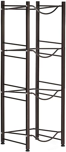 Miniatura 7 de Soporte para botellas de agua de 5 galones, estante para jarra de agua de 3 niveles, estante enfriador de agua para botella de agua de 5 galones,