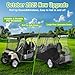 MASHELLY Golf Cart Enclosure for Club Car DS Precedent | 4-Passenger Waterproof Cover with Extended Roof & Roll-Up Windshield