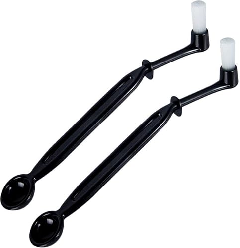 Miniatura 1 de Limpiador de cepillos para máquina de café, cepillo de nailon para máquina de café expreso, herramienta de limpieza de café con cuchara para