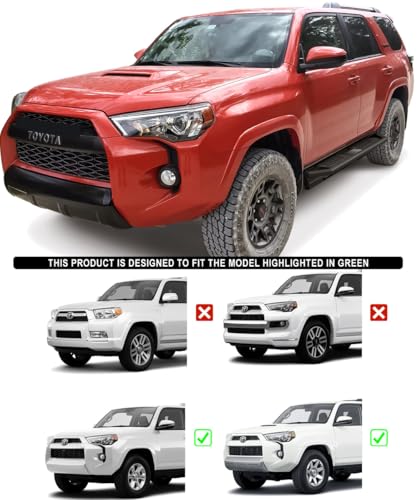 Estribos laterales de acero inoxidable para Toyota 4Runner 2014-2024 miniatura 2