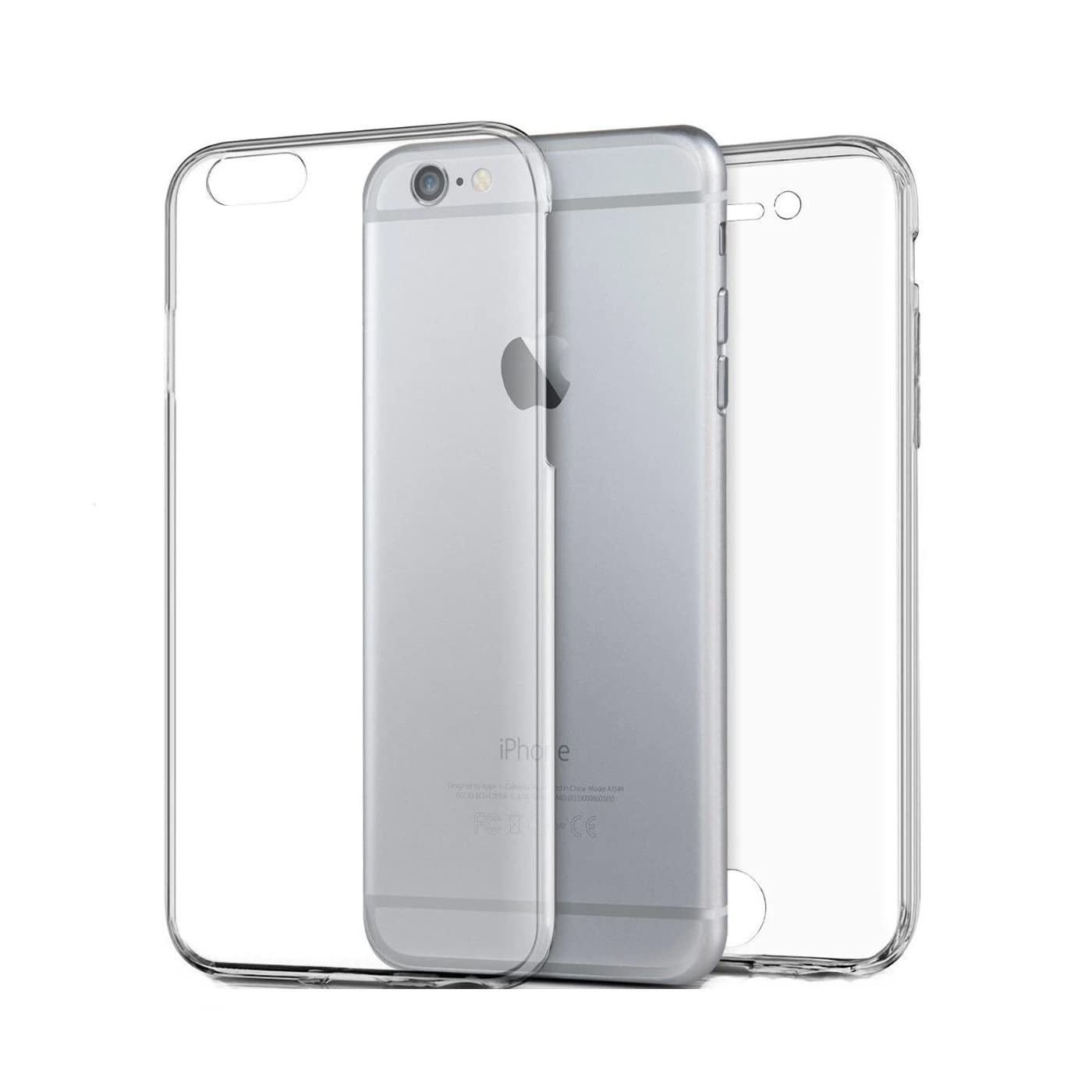 360° Full Body Case for iPhone 6/6S - Clear Slim Design, Front & Back Protection, Protective Cover