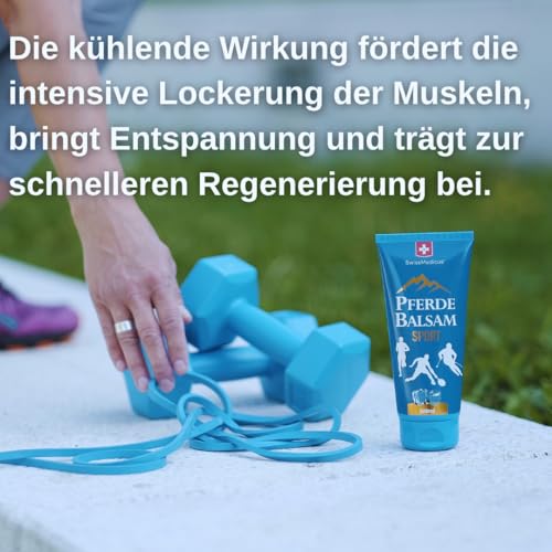 SwissMedicus Pferdebalsam Sport, Massagegel mit Magnesium Komplex, 200 ml – Ansicht 3