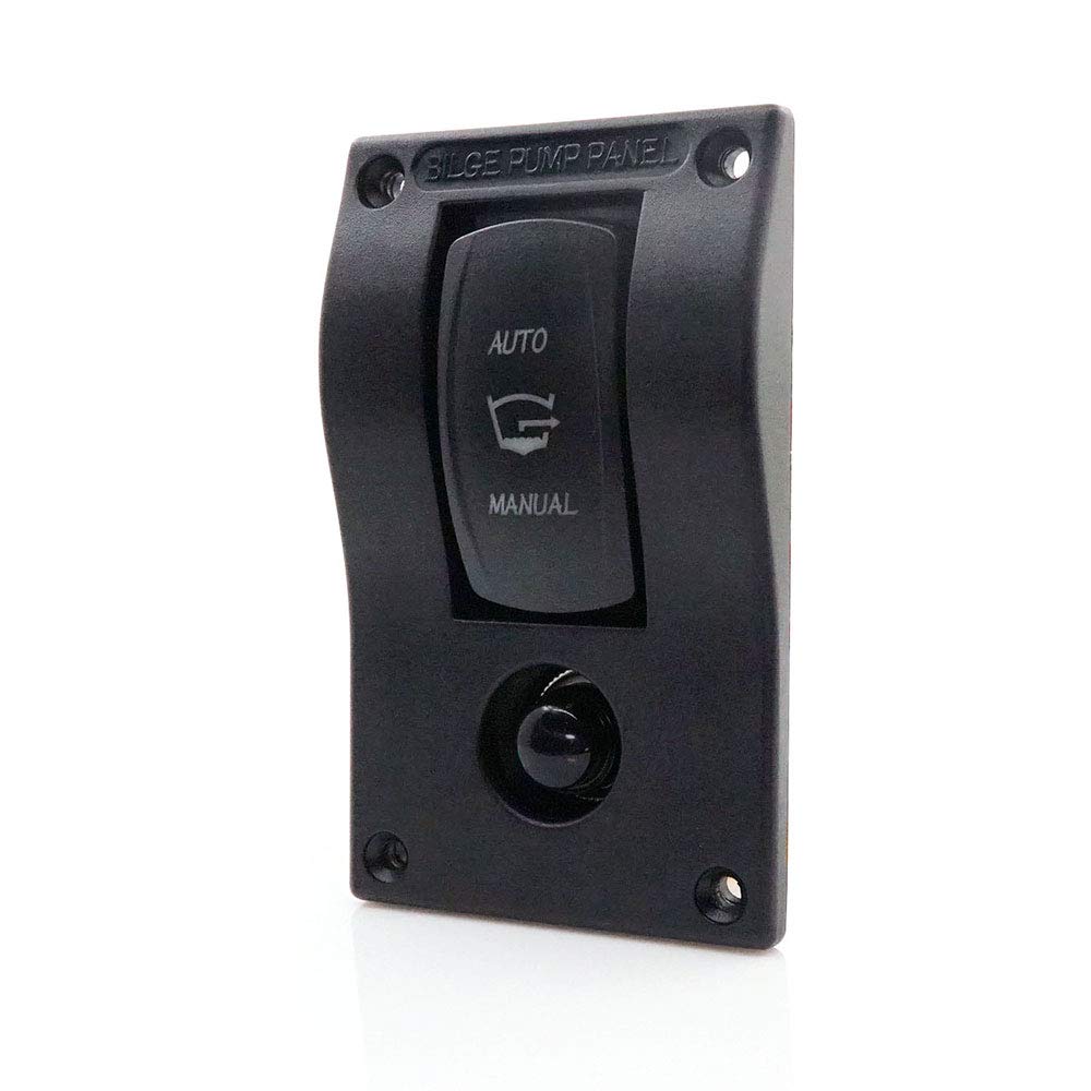 Buy 3 Way Bilge Pump Rocker Switch Panel, Automatic Off Manual