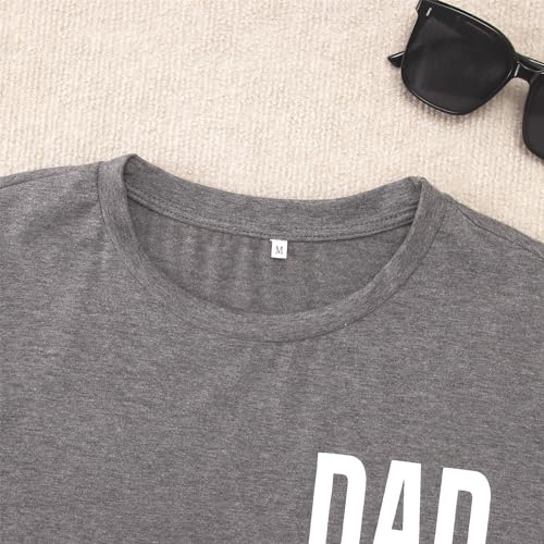 KEKEMI Daddy and Me Shirt Toddler Daddy's Girl Graphic T-Shirt Girls Dad Print Tee Tops Father's Day Family Matching Outfit3