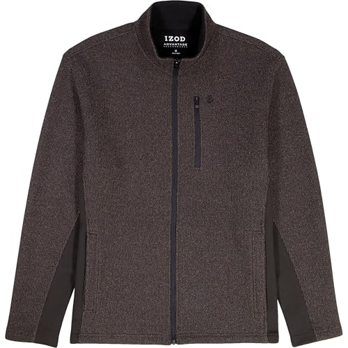 Image of IZOD Mens Shaker Fleece Full Zip Jacket