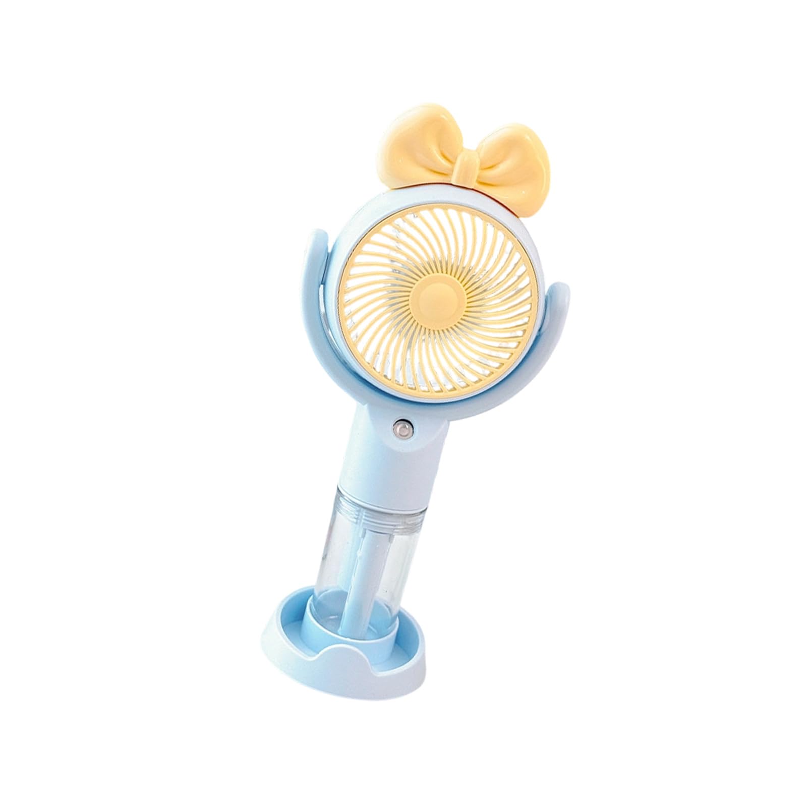 CAZSTYK Rechargeable Cooling Fan Handheld, Water Misting Function, 500mAh Battery for Home Outdoor Activities Desk Fan