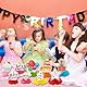 LandReCol 9 Stück Geburtstagsdeko Happy Birthday Deko, Farblich Fröhliche Waben Tischdekoration Für Kindergeburtstage, Schnelle Und Einfache Party Deko Aus Papier