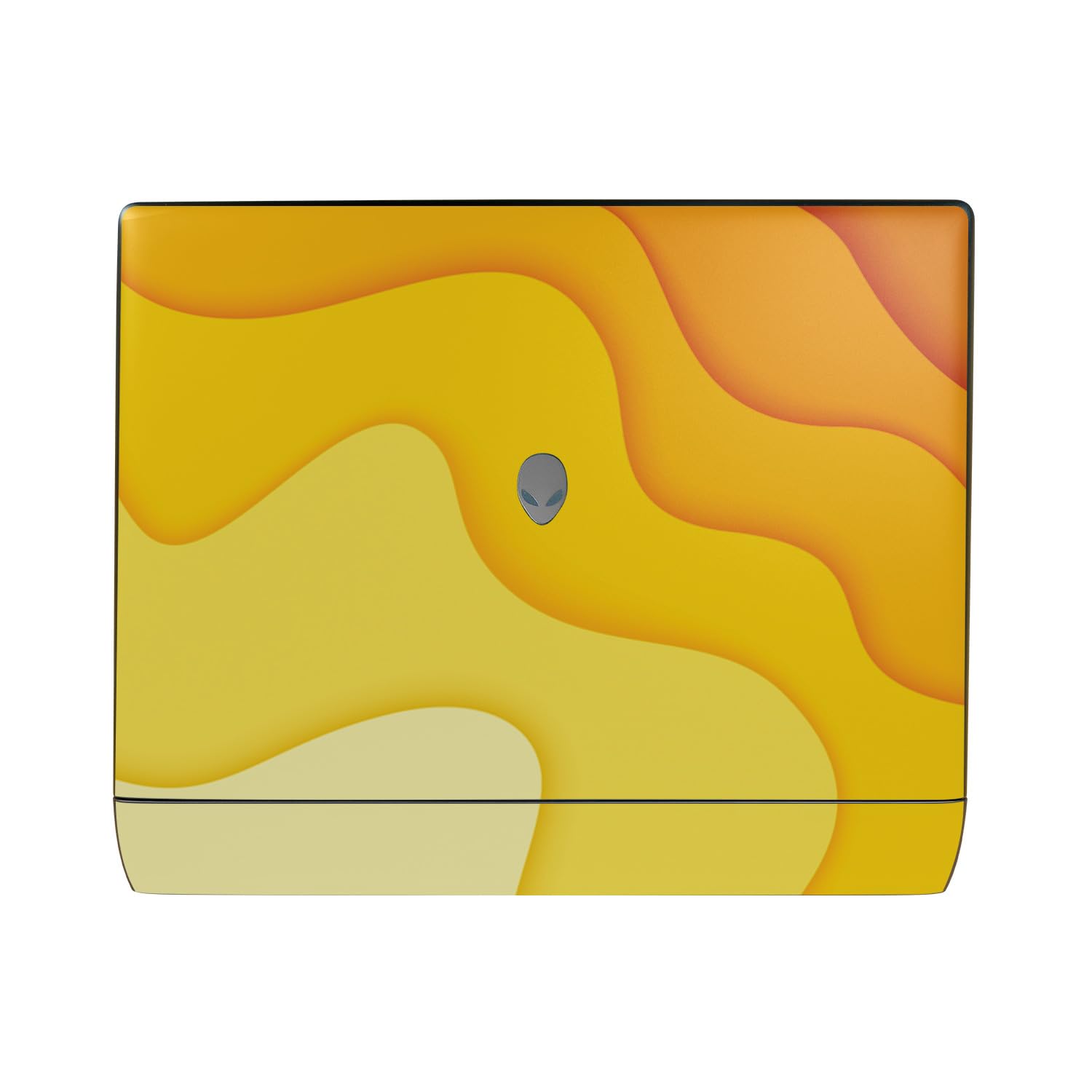 Laptop Skin Compatible with Alienware 16 Area-51 (2025) - Papercraft Yellow - Premium 3M Vinyl Protective Wrap Decal Cover - Easy to Apply | Crafted in The USA by MightySkins