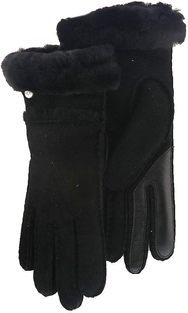 UGG Women's W Seamed Tech Glove, Black, s at Amazon Women's