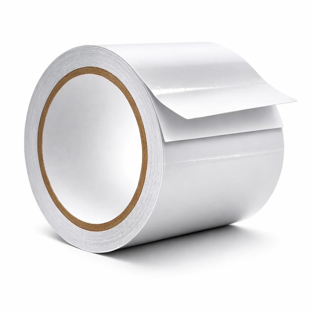 WOD RTC7 Engineering Grade Retro Reflective Tape Silver/White, 3 inch Wide x 30 ft. Outdoor Waterproof Safety Reflector for Autos, Bikes, Camper, Boat