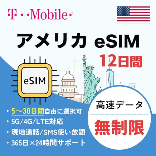 yeSIMzAJ T-Mobilei 12 f[^g 5G/4G-LTE ʘb/SMS AJ SIM vyCh SIMJ[h (12)