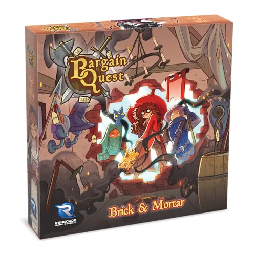 Renegade Game Studios Bargain Quest: Brick & Mortar Expansion juego de mesa de estrategia para 2 a 6 jugadores en inglés, edición 2023 miniatura 1