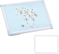 Vista 7 de PATIKIL Aros de bordado, marco universal de aro para bordar, reutilizable, cuadrado, rectangular, de plástico, para manualidades, costura