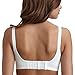 BlingKingdom 6pcs Women Ladies Soft Comfortable Back Bra 2 Rows by 3 Hooks Band Extension Strap Extender, White/Black/Khaki