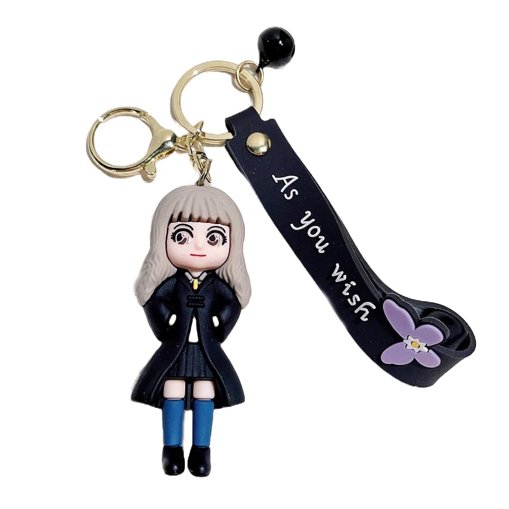 Penny Wise® Cute 3D Har Pot Keychain Figure & Bag Charm | Comes With A Hook & Hand Strap | Kids Collectible | Ideal For Girls Return Gifts | Trendy Deisgn | Single Piece