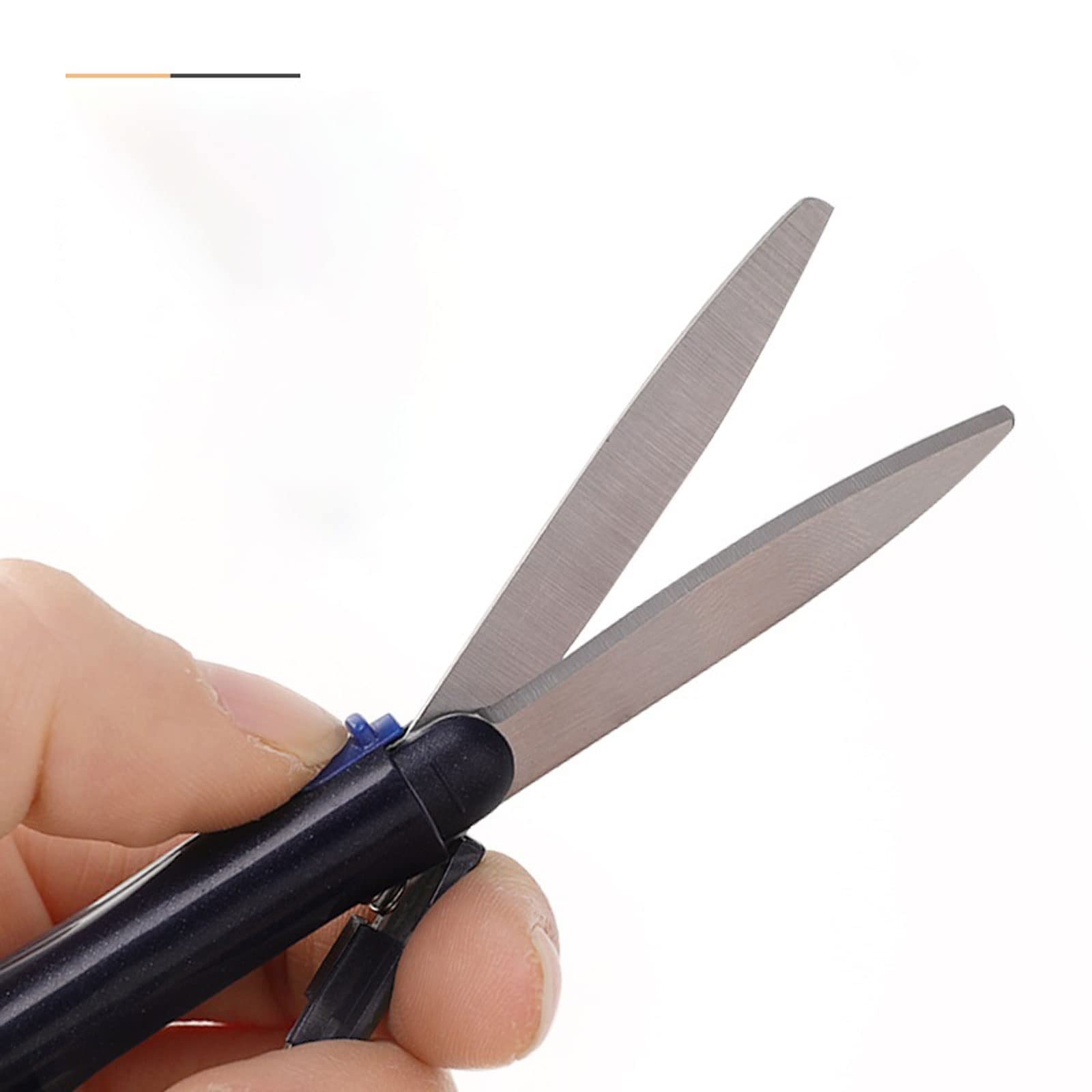 Küchenschere, 1 Stück, stiftförmige, zusammenklappbare Schere, für Studenten, Büro, Handarbeit, leicht zu tragen, tragbar
