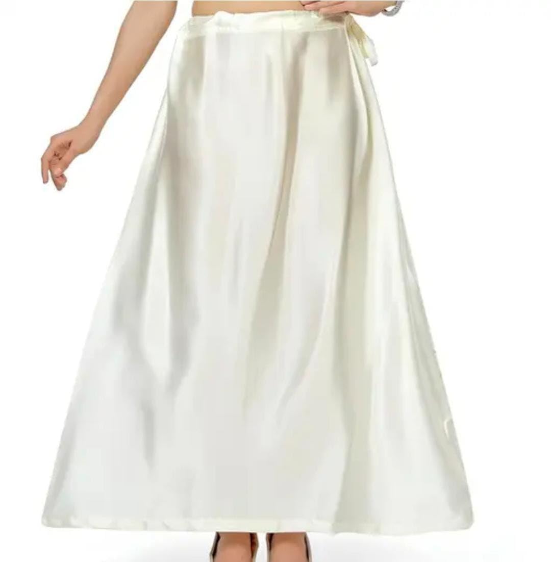 seer Women's Cancan Hoop Less Underskirt Petticoat Wedding Crinoline Volume Extension for Lehenga, Gown and Floor Length Skirt Free Size Waist with-picture-23