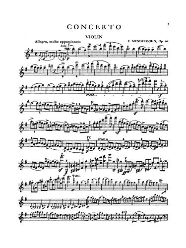Violin Concerto, Op. 64 (Kalmus Edition) #TOP5