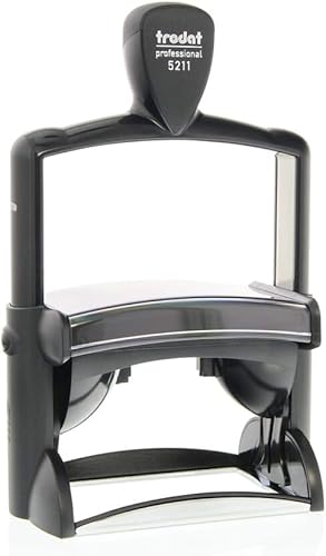 Trodat Professional 5211 - Sello autoentintado personalizado, personalizado, 2-5/32 x 3-5/16 pulgadas, hasta 12 líneas