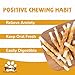 PAWUP Dog Treats, Chicken Wrapped Rawhide Sticks, Long Lasting Rawhide Chews for Teeth Cleaning, Taurine Added for Small & Medium Dogs, 24oz