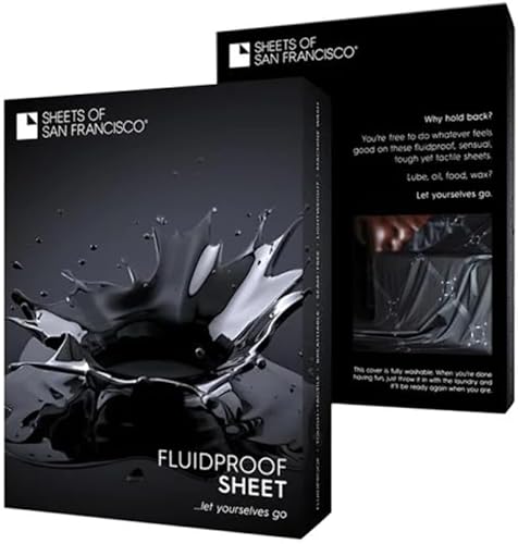 Sábana de San Francisco a prueba de fluidos color negro