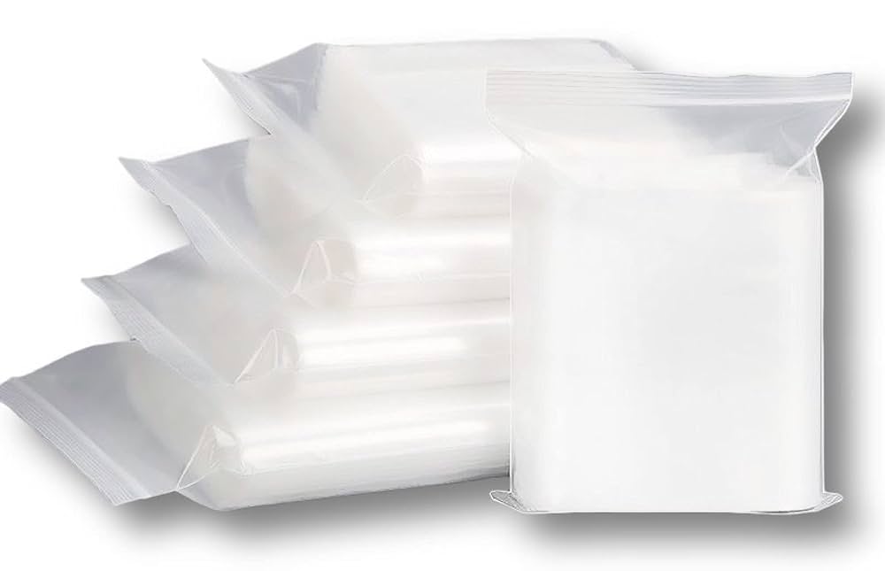 100枚✨ チャック袋 チャック付 小分け袋 ポリ袋 厚手 12x18cm 100枚✨ チャック袋 チャック付 小分け袋 ポリ袋 厚手 12x18cm