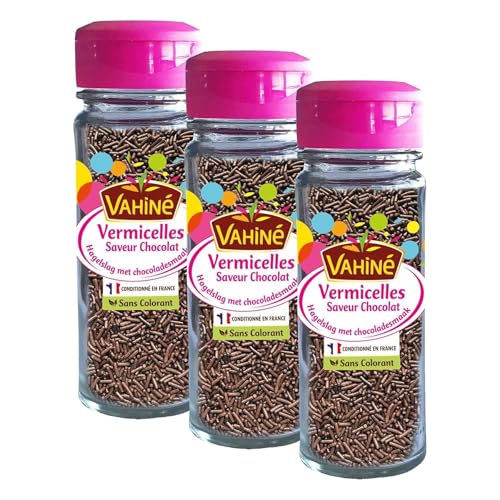 VAHINE - Vermicelles Saveur Chocolat 65 g (Lot de 3)