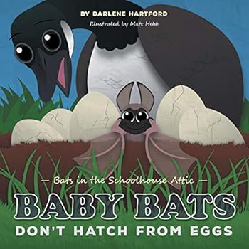 Paperback Baby Bats Don't Hatch From Eggs: Bats in the Schoolhouse Attic Book