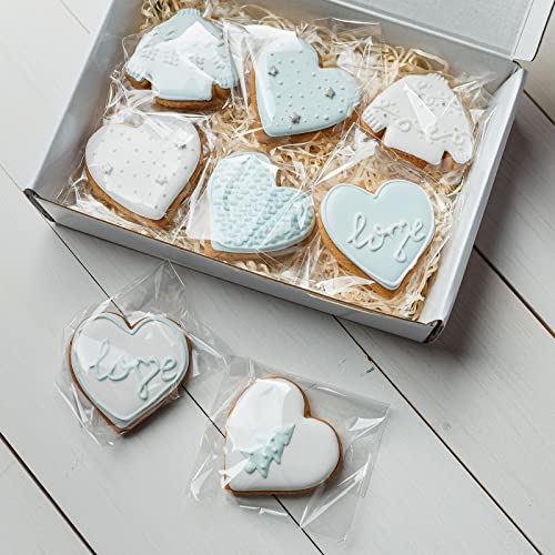 image for Morepack Self Sealing Cellophane Bags,5x7 Inches 200 Pcs Clear Reseala