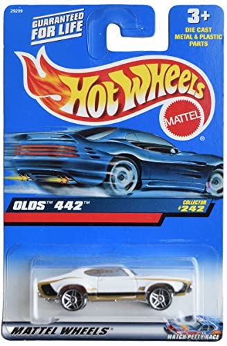 Hot Wheels Olds 442, White Collector #242