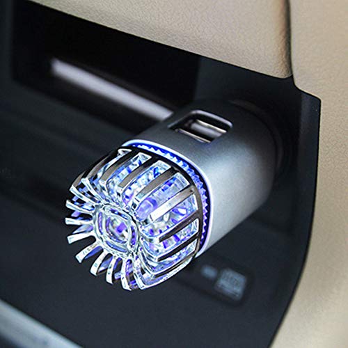 2-in-1 Car Air Purifier & Freshener with USB Charger