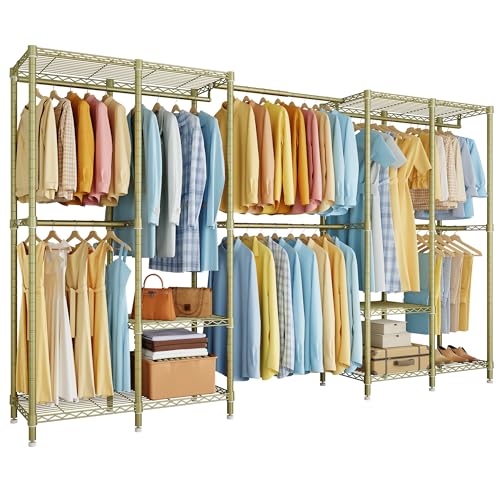 Dutexo M1 Expandable Clothes Rack from 8'2"-9'9", Closet Organizer System