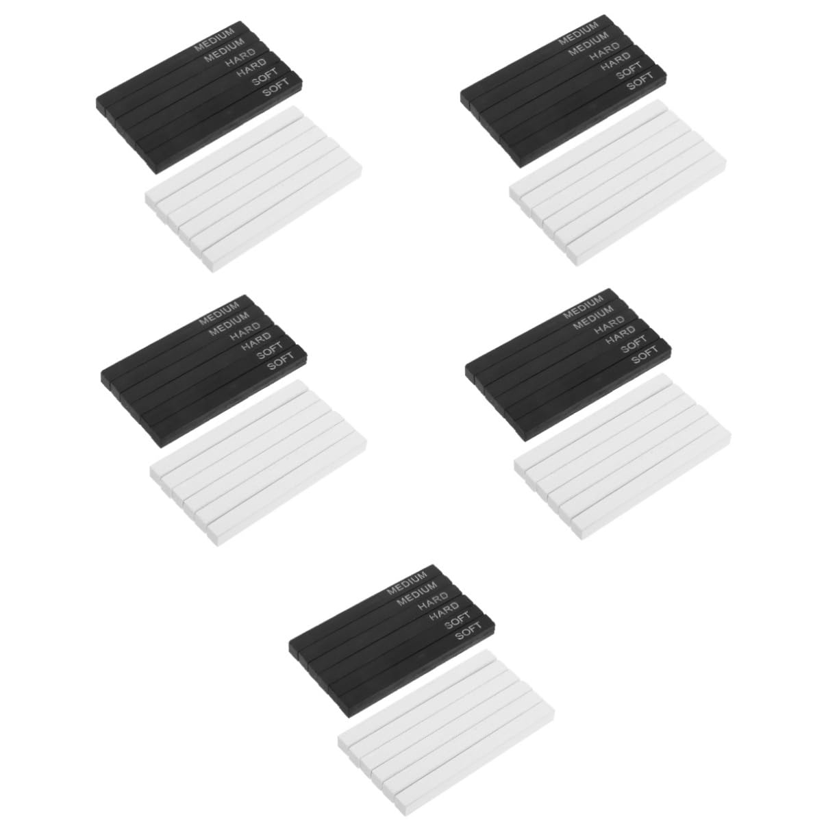 SEWACC 5juegos Carboncillos Comprimidos Para Dibujo Artístico Variedad De Para Principiantes y De Dibujo y Prácticas