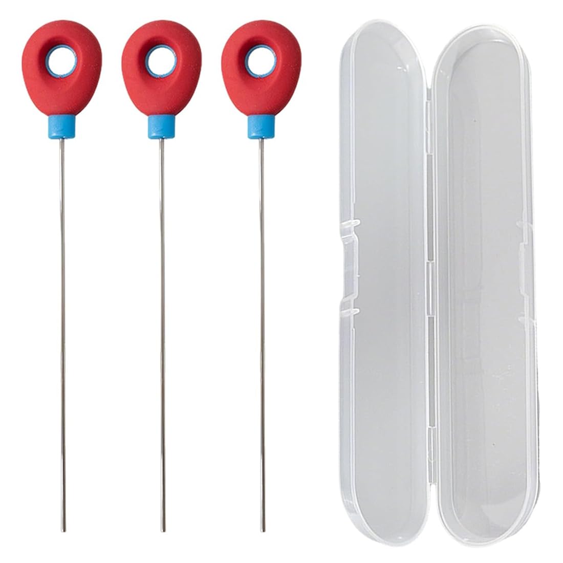 Aundhegrtt Cake Tester Set Cake Tester Set with Storage Case Reusable Cake Doneness Tester Tool for Cakes Tester Tool for Cakes, Bread, Cupcakes & Brownies