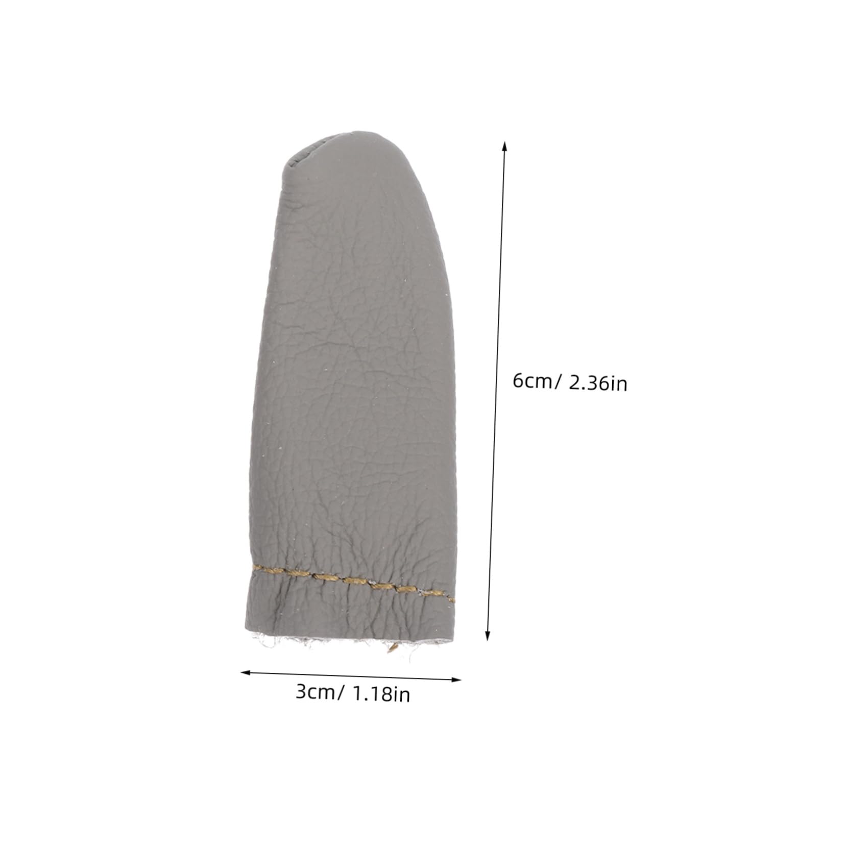 DOITOOL 10pcs Thimble Hand Sewing Leather Thimble Fingertip Protectors Set for Sewing and DIY Projects Random Color