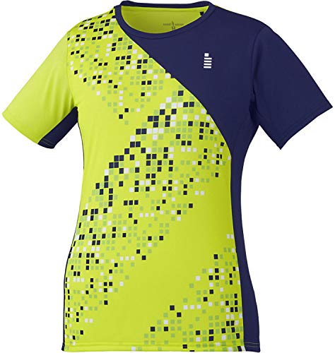 ゴーセン(Gosen) レディース ゲームシャツ ライムイエロー L T1943