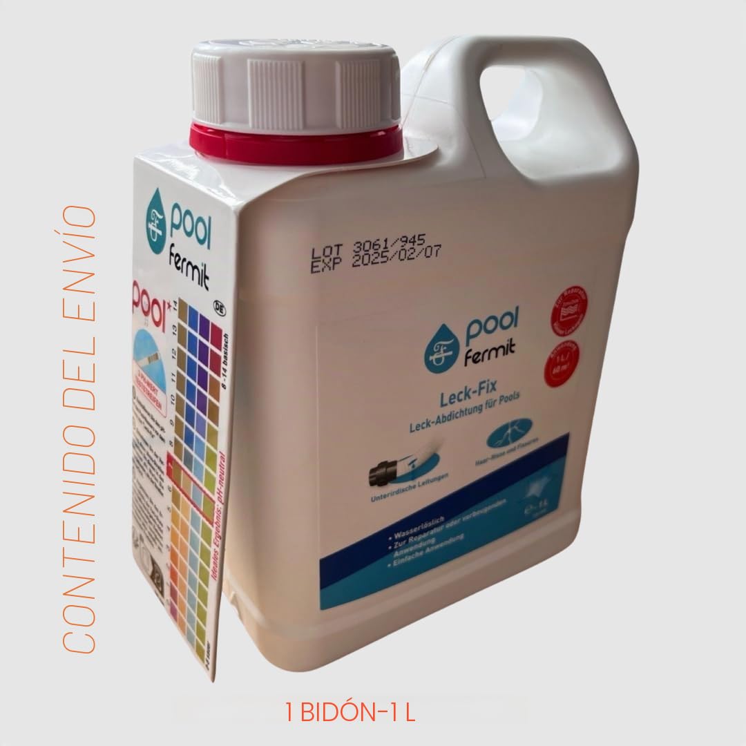 Leck-Fix – 1 litro – Su ayudante fiable contra fugas en piscinas y tuberías