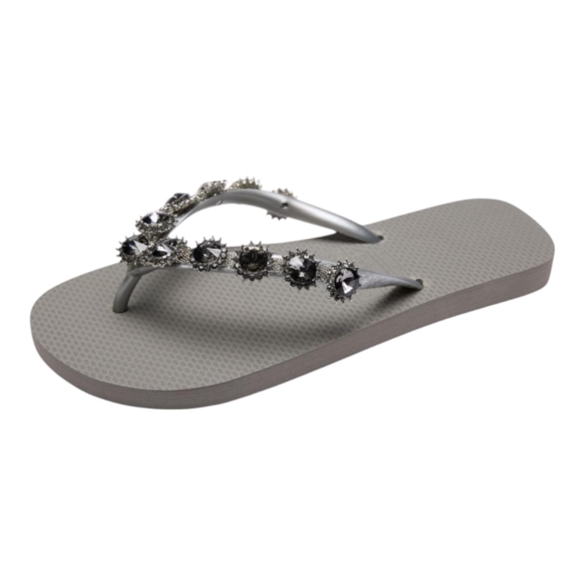 CHANCLAS by simone herrera ALLYSA – wygodne designerskie luksusowe damskie japonki z akrylowym zdobieniem – szlachetne i wysokiej jakości damskie sandały na każdą okazję, kolekcja wiosna/lato 2026