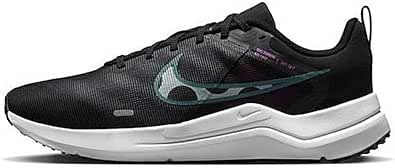 NIKE(ナイキ) メンズ ランニングシューズ スニーカー ダウンシフター12 軽量 カジュアル ウォーキング DOWNSHIFTER 12 DD9293 ブラック/ライトシルバー/フェイデッドスプルース/フューシャドリーム 25.0cm