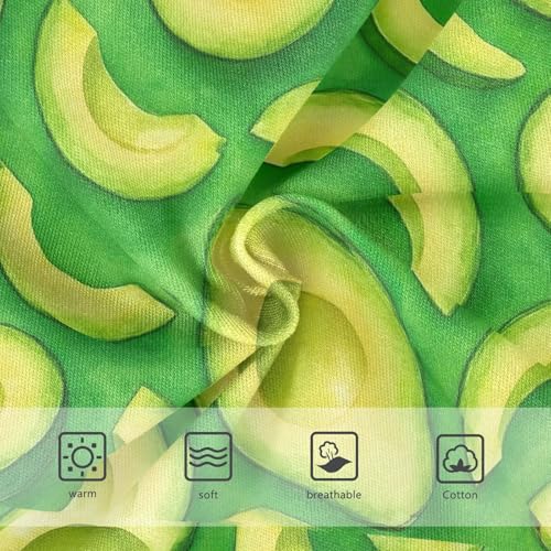 Animal Girls Underwear Toddlers 2t Cotton Panties for Girl Watercolor Avocados Green Underpants Briefs3